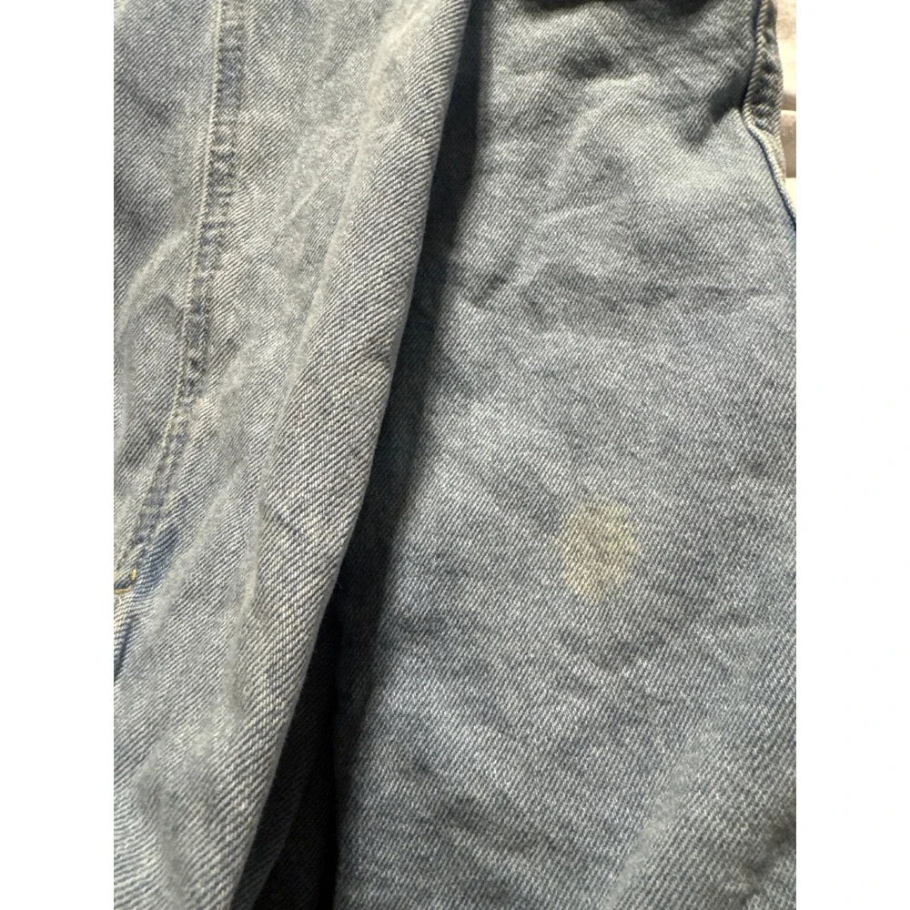 Streetwear Society Denim Jacket Light Wash Button Front Size M‎